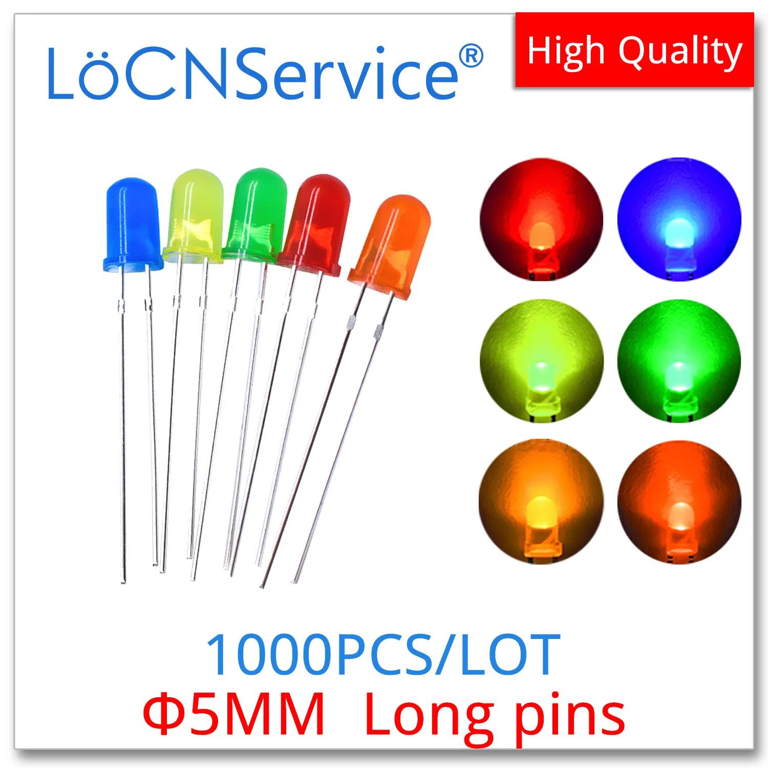 LoCNService 1000PCS 5mm F5   ׸ ο   LED   25-27mm ǰ  ߱ ̿ Ÿ
